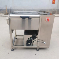 Automatische zachte borstel gedroogde dadelpalm wasmachine gember aardappel fruit polijst- en reinigingsmachine