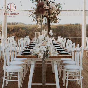 Sillas Modernas <span class=keywords><strong>de</strong></span> Madera Curvada Blancas para Bodas, Eventos, Banquetes y Fiestas, para Uso en Interiores y Exteriores, Muebles para Hoteles - Product Image 3