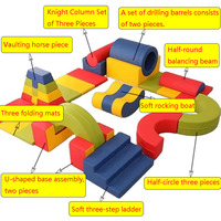 Ensemble de jeux doux, sûrs et durables pour enfants, entraînement sensoriel préscolaire, aire de jeux intérieure