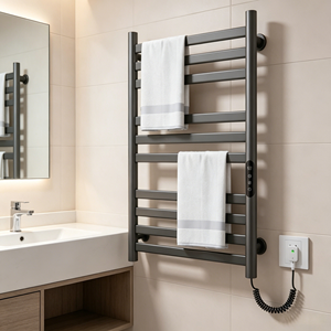 Sèche-serviettes intelligent WiFi au design moderne MS11PRO, chauffage rapide, rail en fibre de carbone avec contrôle à distance par application et protection anti-brûlure - Product Image 2