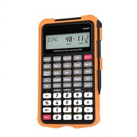 Calculatrice de chantier numérique avec écran LCD 12 chiffres pour la conversion entre pieds, pouces et fractions, idéale pour les mesures en ingénierie et la construction