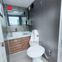 Multifonctionnel Vip Mobile Toilet Film And Tv Production Set Bathroom Trailer à vendre