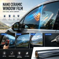 Protection UV Premium, film de protection solaire pour vitres latérales de voiture, multi-couches, optique, 35% VLT, luxe