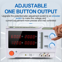 Fuente de alimentación estabilizada para laboratorio, 1200W, 60V, 20A, CC, protección inteligente de sobrecorriente, fuente de alimentación de voltaje variable