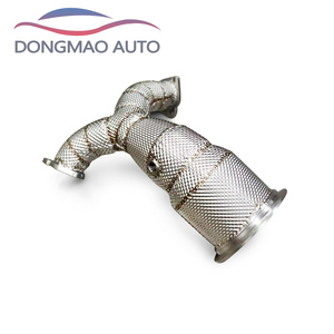 Convient pour <span class=keywords><strong>Audi</strong></span> S4 <span class=keywords><strong>S5</strong></span> 3.0T 2019-2025, tuyau d'échappement automobile en acier inoxydable haute performance avec débit élevé - Product Image 2