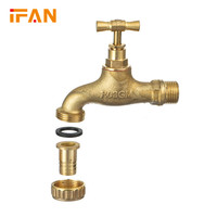 IFAN Professional Supply R Series Water Bibcock Robinet d'eau couleur laiton 1/2-3/4 "Robinet d'eau