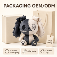 Peluche personnalisée lapin en direct d'usine avec rembourrage en coton PP, détails brodés, poupée de personnage en peluche pour marques IP originales