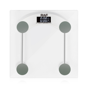 Báscula de baño digital cuadrada de vidrio templado transparente de alta precisión báscula de peso corporal - Product Image 1