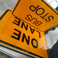 Panneau LED portable à bas prix clignotant avertissement trafic routier panneau de signalisation réfléchissant