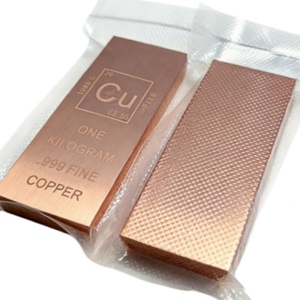 Barre de cuivre massif de qualité investissement 99,9 % pur, 1 kg, pour usage industriel avec services de soudage, découpe et pliage - Product Image 6