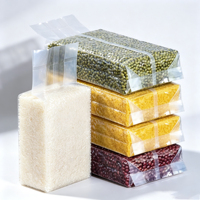 Sacs sous vide transparents thermoscellables personnalisés OEM pour aliments pour bébés, riz, haricots mungo, haricots rouges, millet
