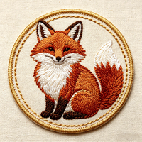 Écussons brodés thermocollants 3D Fox, usine OEM ODM, badges en tissu écologiques, chapeaux, design personnalisé, cœur, logo personnalisé de haute qualité