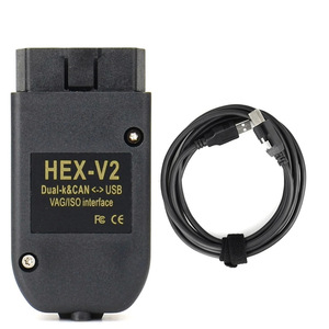 Strumento Diagnostico Dedicato per Veicoli Audi V253 HEX V2 VCDS per COM Cablato USB/RS-232 Nero - Product Image 2