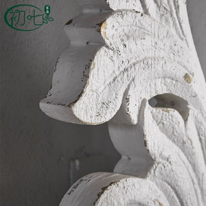 Console <b>Table</b> Solid Wood Carved Handmade <b>Wall</b> Mounted Entryway Living Room Storage Rack Wedding Decor - Product Image 3