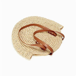 Saglie Di Borse Sacche Bambu Bolsa Mujer Big Beach Spalla Boho Tote Weven Hand Bride Sacca Borsa Nuvole - Product Image 3