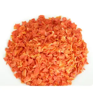 Verdure essiccate carote 5x5mm fiocchi di carota disidratati