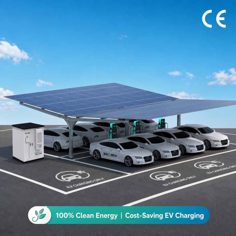 Solar Carport Complete System with Solar Parking Canopy for Commercial ...
