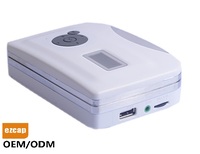 Reproductor de cassette portátil Walkman con convertidor compatible con cinta de auriculares de 3,5mm a convertidor de cassette Mp3 Ezcap230