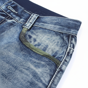 Baggy Jean Shorts pour hommes Jorts longueur au genou Y2K décontracté coupe ample Long Denim Shorts - Product Image 1