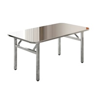 Table de travail commerciale en acier inoxydable Table en acier inoxydable antirouille de qualité industrielle