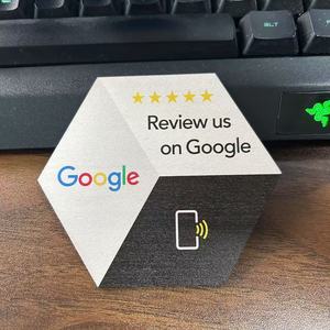 การ์ดรีวิว Google ไม้กับ NFC-ปล่อยให้เราตรวจสอบได้อย่างง่ายดาย - Product Image 6