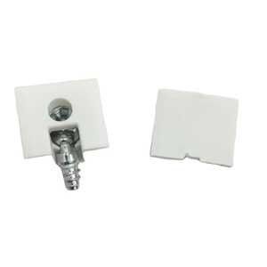 Connecteur de meuble invisible en plastique pour étagère, support de verre en bois, vis de fixation pour meuble - Product Image 1