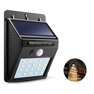 Hiện đại IP44 không thấm nước ngoài trời đèn tường với nguồn ánh sáng dẫn không dây năng lượng mặt trời an ninh đèn cảm biến chuyển động năng lượng mặt trời đèn tường - Product Image 2