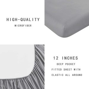 1500T mikrofiber ucuz nakış yatak örtüsü ve perde seti kral donatılmış yatak örtüsü - Product Image 4