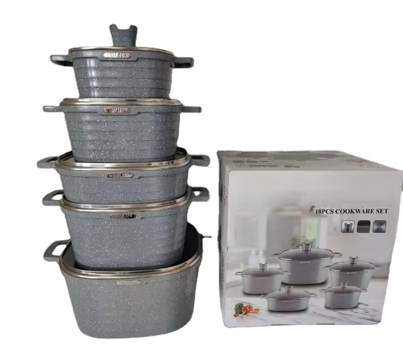 Hot Selling Luxury 10 Pieces Kitchen Accessories Set Cookware New Arrival Popular Cookware Set · image 5