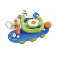 Éducation précoce espace voiture volant jouets Simulation dessin animé conduite musique volant jouets avec lumière