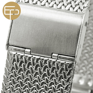 de peso ligero logotipo personalizado de acero inoxidable de alta calidad malla milanesa banda 10 12 14 16 18 20 22 24mm - Product Image 2