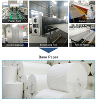 Machine automatique de fabrication de rouleaux de papier toilette, avec petit investissement, tube de chute, 2022