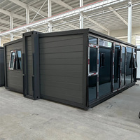 Casas Prefabricadas Expandibles de Panel Sándwich con Estructura de Acero Galvanizado Personalizadas de 20 pies, 30 pies y 40 pies en Venta