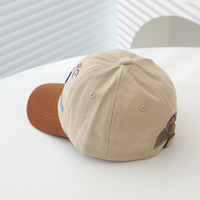 Casquette de baseball en coton 6 panneaux pour enfants, avec broderie 3D en relief personnalisée (dinosaure), pour grossistes, usine BSCI, faible MOQ, prix compétitif