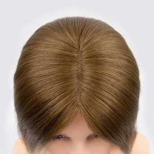 5x5 Silk Base Hair Topper Breathable Comfort <b>Clip</b> In Hairpiece For Thinning Hair Solution - Product Image 4