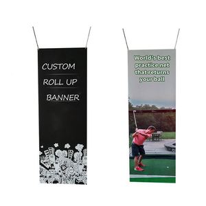 Pancarta Vertical de Tela de Poliéster con Impresión de Logotipo Personalizado para Deportes 2023, Pancarta Colgante de Vinilo Promocional de Tamaño Personalizado Económico - Product Image 1