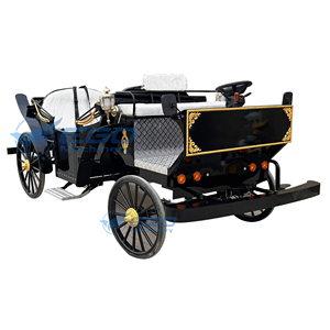Charrette à cheval électrique spéciale pour les mariages, les visites touristiques, avec 4 roues, design royal, pour les visites, les parcs, les défilés et les lieux de spectacle - Product Image 1