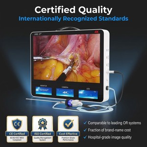 Sistema de Cámara Quirúrgica Portátil Todo en Uno Ocean 4K UHD con Pantalla Táctil, Grabador de Video, Laparoscopia, ORL, Artroscopia P 002 Ocean 4K U - Product Image 3