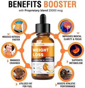 מכירה לוהטת משקל אובדן טיפות הטוב ביותר דיאטה טיפות עבור שומן אובדן יעיל מדכא תיאבון & מאיץ חילוף חומרים Garcinia Cambogia - Product Image 6