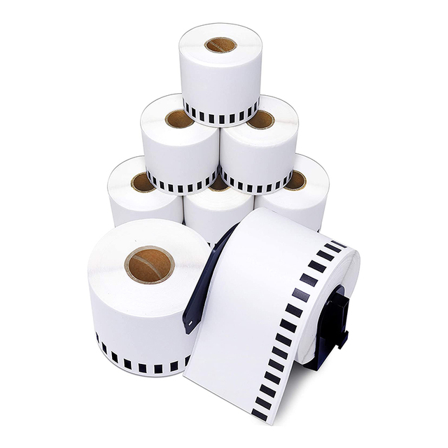 Dymo Compatible 4" X 6" Shipping Label 1744907 White 220 Label Per Roll Adhesive Sticker Direct Thermal Dymo Label