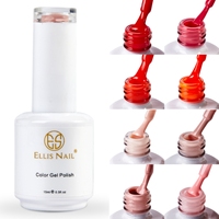 Kit de Vernis à Ongles Semi-Permanent LED/UV Professionnel Sans TPO, Sans HEMA, Non Toxique, 15ml, 120 Couleurs, avec Marque Privée pour Salon
