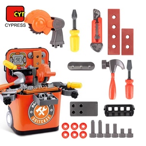 2 in 1 Pretend Play Trolley <strong>Toy</strong> <strong>Tool</strong> <strong>Set</strong> for Boys - Product Image 2