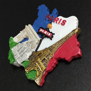 Aimants de réfrigérateur en résine 3D personnalisé<span class=keywords><strong>s</strong></span> en gros - Sites touristiques français (Paris, Arles, etc.) Souvenirs touristiques pour la décoration intérieure en promotion - Product Image 4
