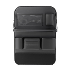 Organizer per Sedile Auto Pieghevole con Tavolino e Borsa Portaoggetti Multifunzionale Universale - Product Image 5