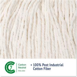 "Cotton Cut-End Wet <b>Mop</b> <b>Head</b> for Boardwalk 2016CCT 16 White 12/Carton" - Product Image 6