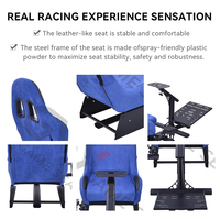 Siège de simulateur de course durable GY025-2 pour volants de jeu Logitech G29 Thrustmaster T300RS T500RS
