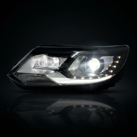 Bloc optique avant Full LED HXFG pour VW Tiguan 2013-2016 avec feux de jour DRL et clignotants améliorés pour Volkswagen