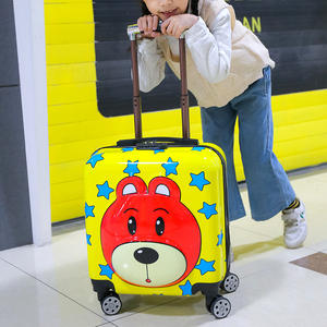 カスタムロゴ3Dカラフル漫画バニースポーツスタイル学生荷物3Dカラフル搭乗ケース学生をテーマにしたデザイン - Product Image 4