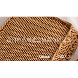 แม่พิมพ์ตะกร้าเก็บของหวายพลาสติก 40x30x8 ซม. สำหรับงานฉีดขึ้นรูปสิ่งของจำเป็นในชีวิตประจำวัน - Product Image 3