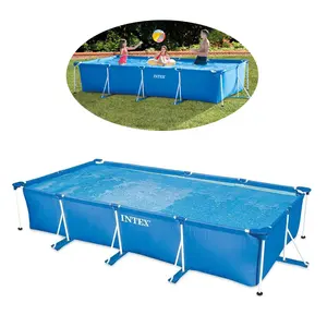 INTEX 28274 28273 4.5M X 2.2M X 0.84M Conjunto Retangular Quadro de Uso Da Família Piscina Acima Do Solo